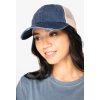 ECO-FRIENDLY UNISEX RIPPED EFFECT TRUCKER CAP