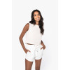 ECO-FRIENDLY LADIES’ SLEEVELESS CROP T-SHIRT