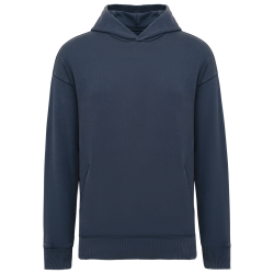 UNISEX WASHED EFFECT OVERSIZE HOODED SWEATSHIRT