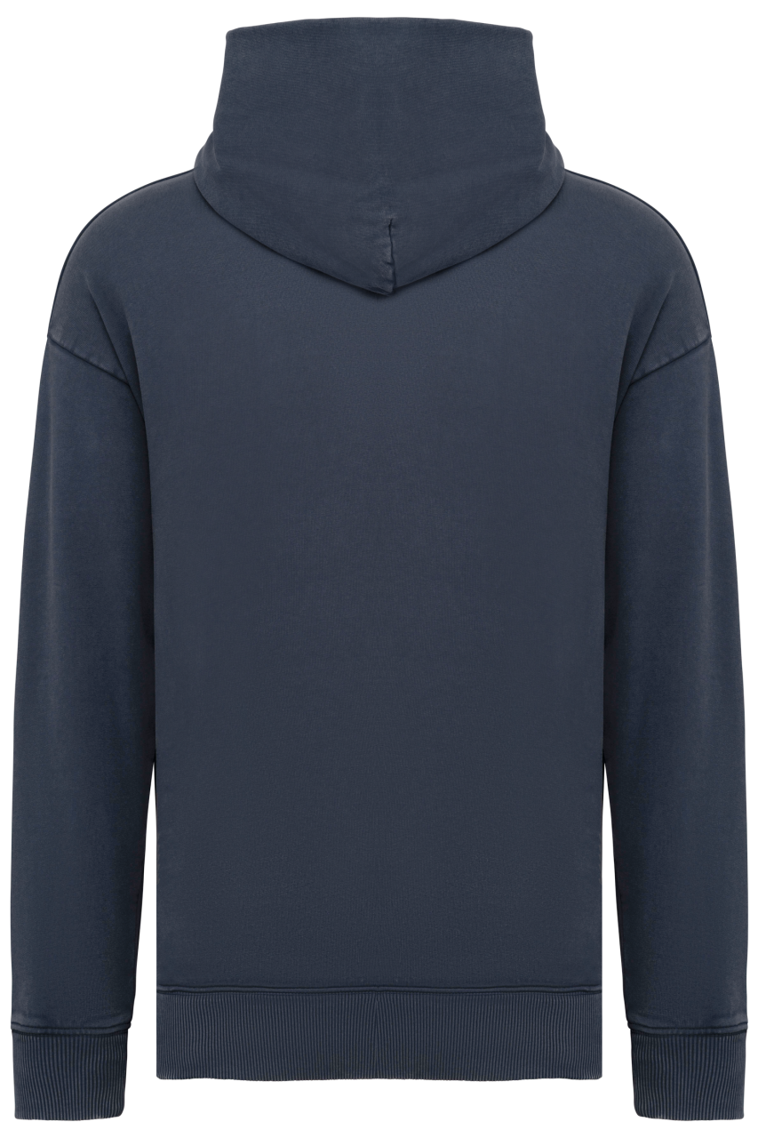 UNISEX WASHED EFFECT OVERSIZE HOODED SWEATSHIRT