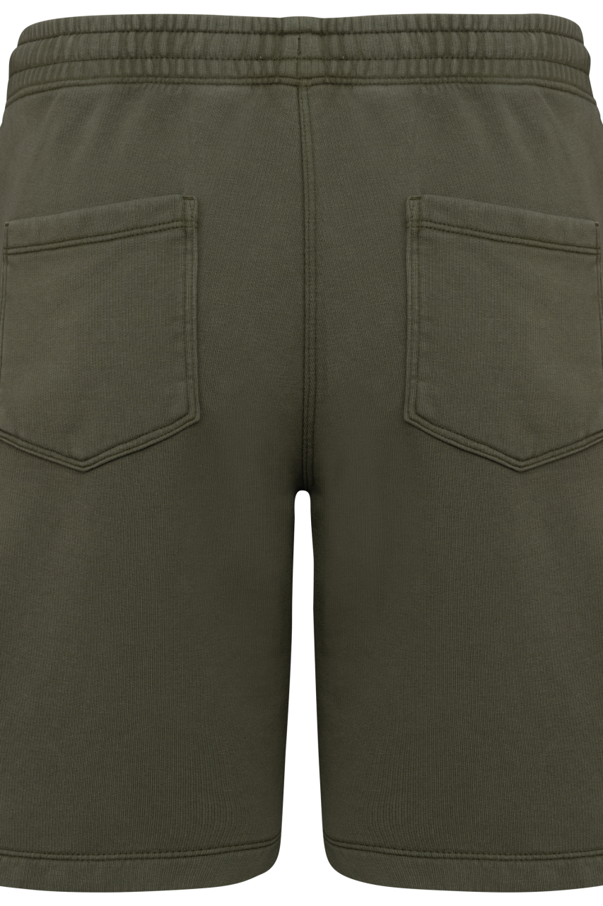 MEN’S FRENCH TERRY WASHED  EFFECT CARGO SHORTS