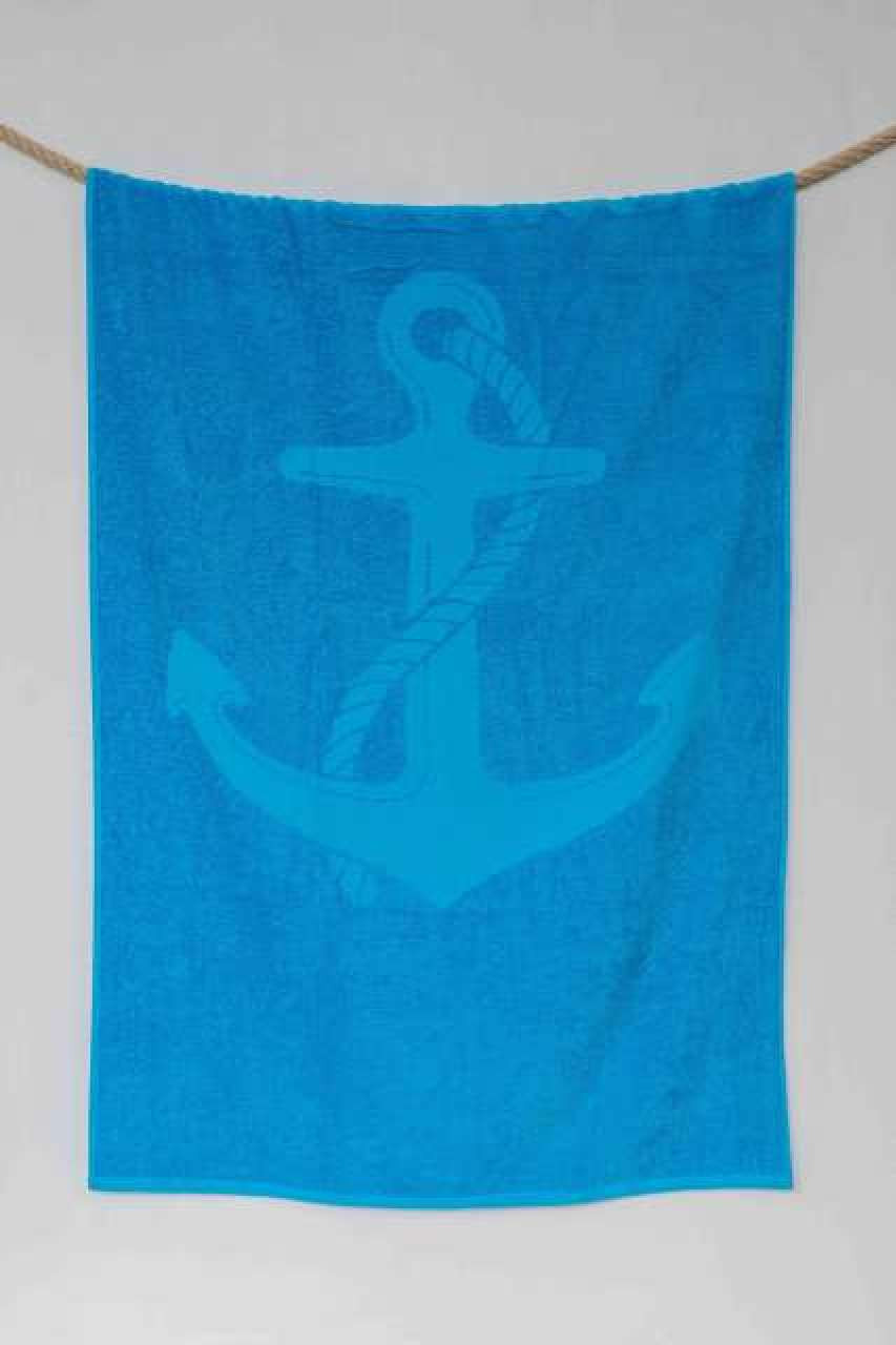 OLIMA „ANCHOR” JACQUARD BEACH TOWEL