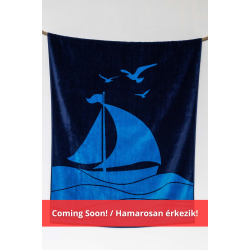 OLIMA „SAILING BOAT” YD VELOUR BEACH TOWEL