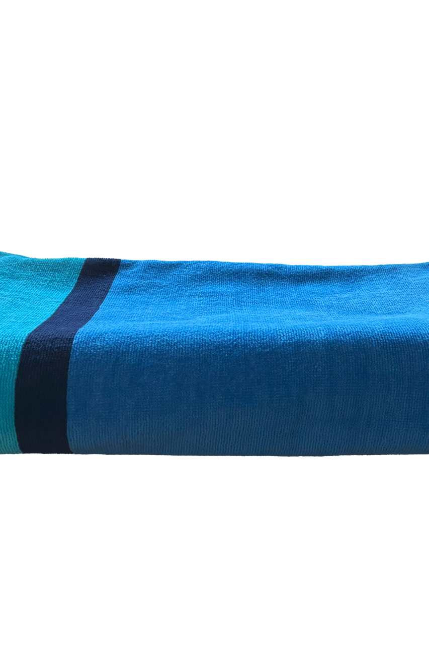 OLIMA „TURQUOISE WAVE” BEACH VELOUR TOWEL
