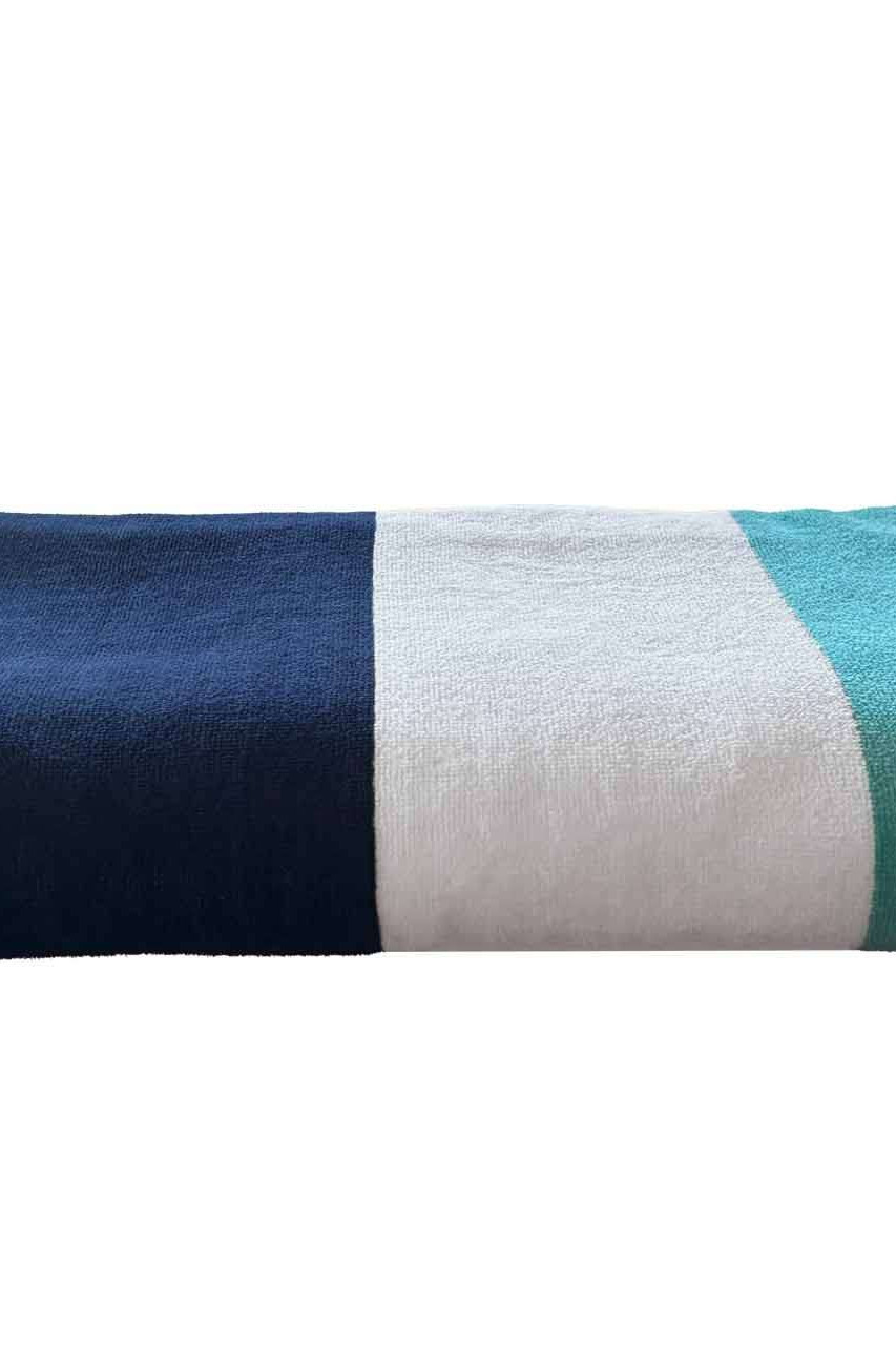 OLIMA „NAUTICAL STRIPE” BEACH VELOUR TOWEL