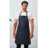 'DISTRICT' WAXED LOOK DENIM BIB APRON