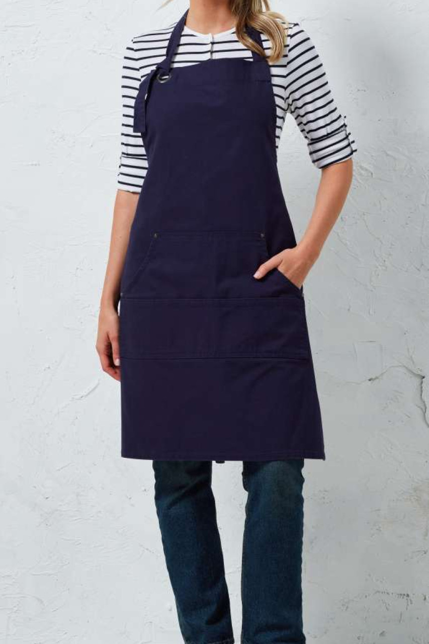'CALIBRE' HEAVY COTTON CANVAS POCKET APRON
