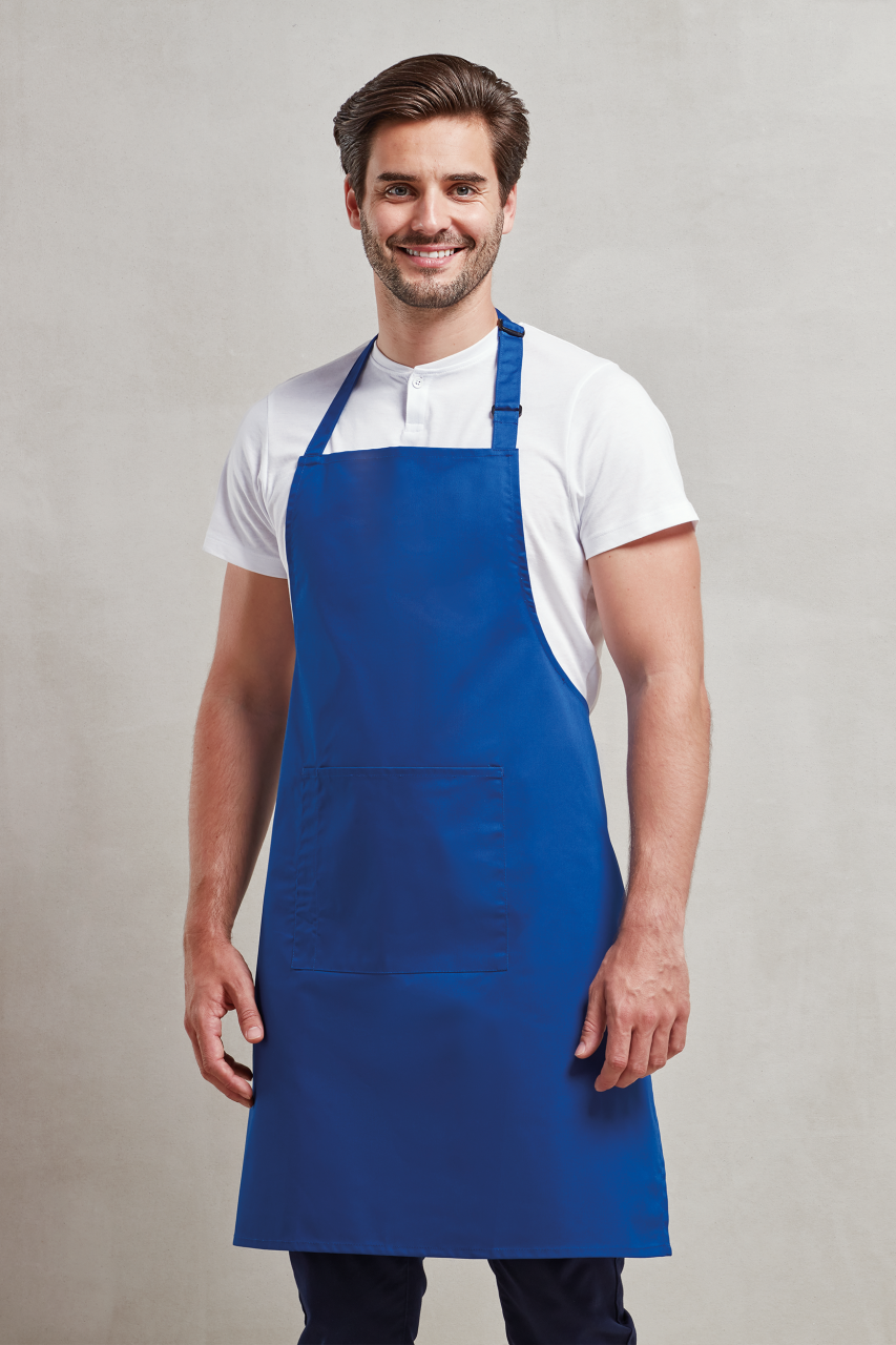 'COLOURS COLLECTION’ BIB APRON WITH POCKET