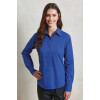WOMEN'S LONG SLEEVE POPLIN BLOUSE