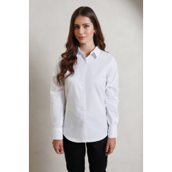 WOMEN'S LONG SLEEVE SIGNATURE OXFORD BLOUSE
