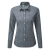 WOMEN'S COTTON SLUB CHAMBRAY LONG SLEEVE SHIRT