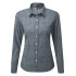 WOMEN'S COTTON SLUB CHAMBRAY LONG SLEEVE SHIRT