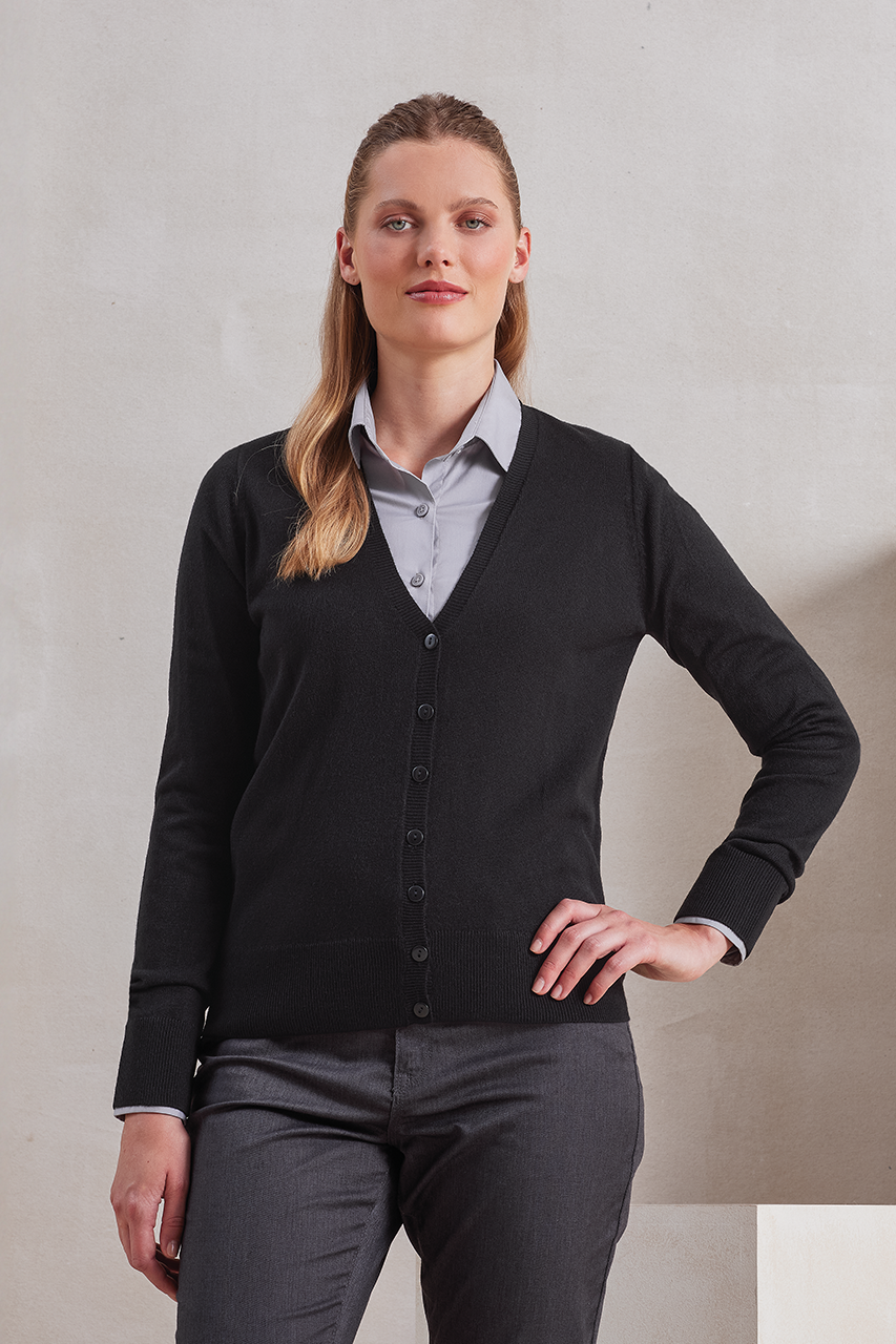 'ESSENTIAL' ACRYLIC WOMEN'S CARDIGAN