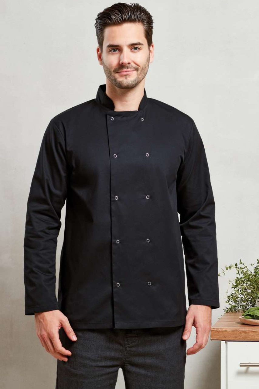 CHEF'S LONG SLEEVE STUD JACKET