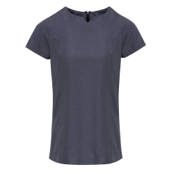 ‘VIOLA' LINEN-LOOK CUT NECK BEAUTY TUNIC