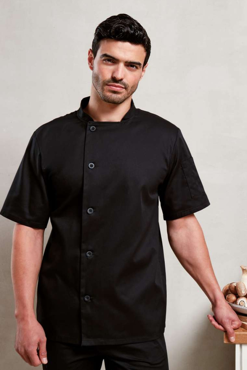 'ESSENTIAL' SHORT SLEEVE CHEF'S JACKET