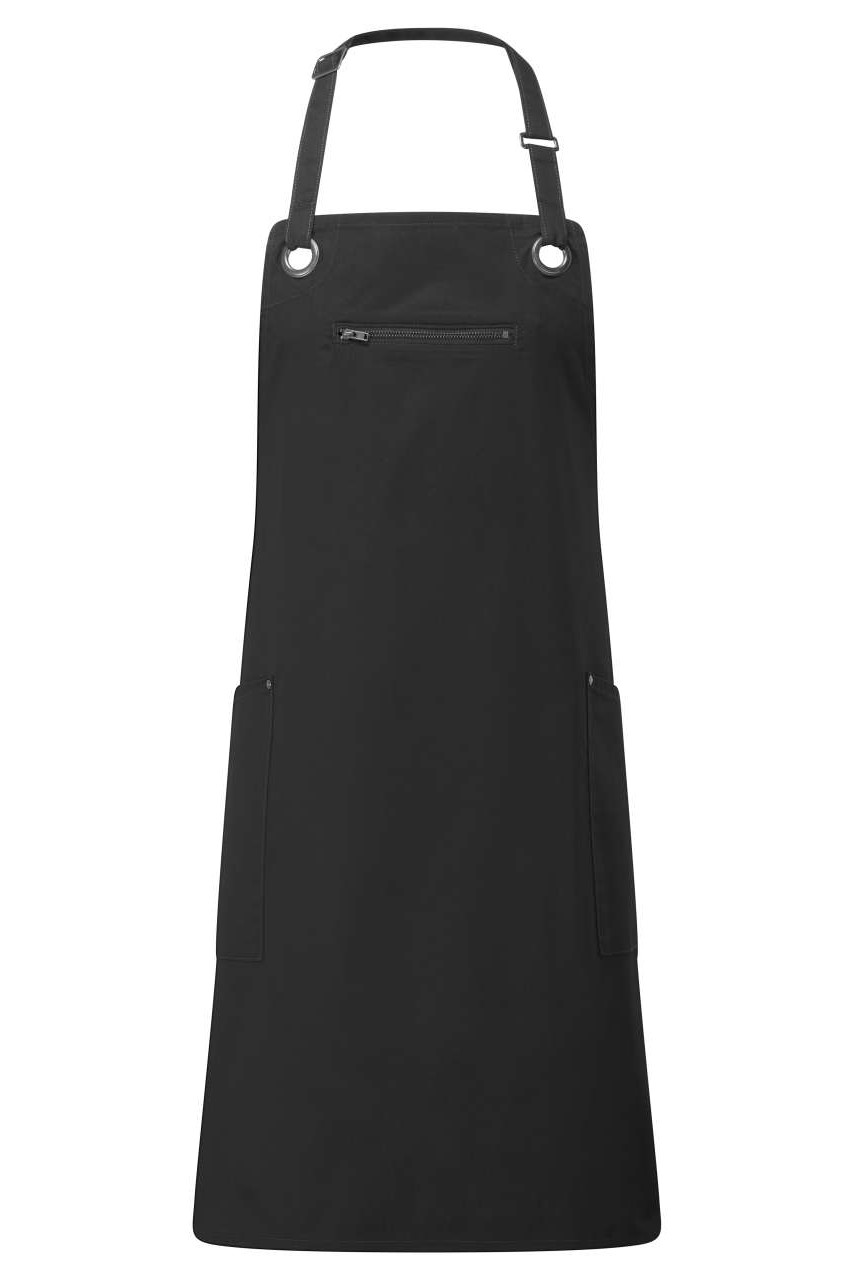 ‘BARLEY’ CONTRAST STITCH SUSTAINABLE BIB APRON