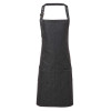 JEANS STITCH DENIM BIB APRON