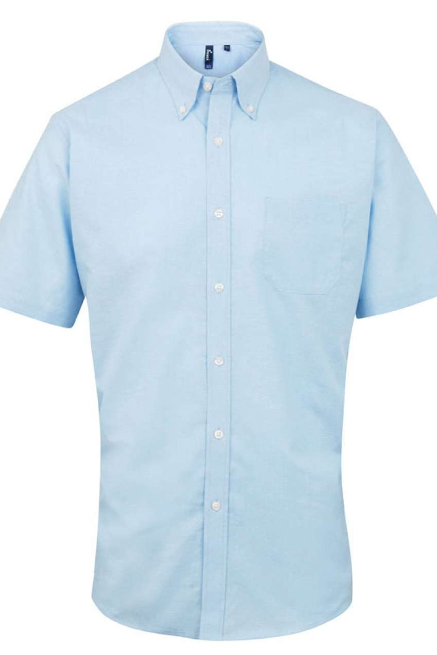 MEN’S SHORT SLEEVE SIGNATURE OXFORD SHIRT