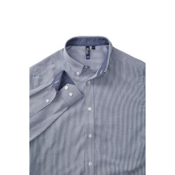 MEN’S COTTON RICH OXFORD STRIPES SHIRT