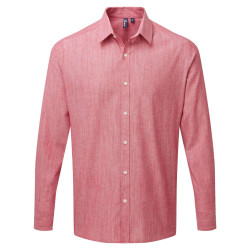 MEN'S COTTON SLUB CHAMBRAY LONG SLEEVE SHIRT