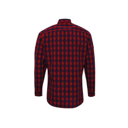 'MULLIGAN' CHECK - MEN'S LONG SLEEVE COTTON SHIRT