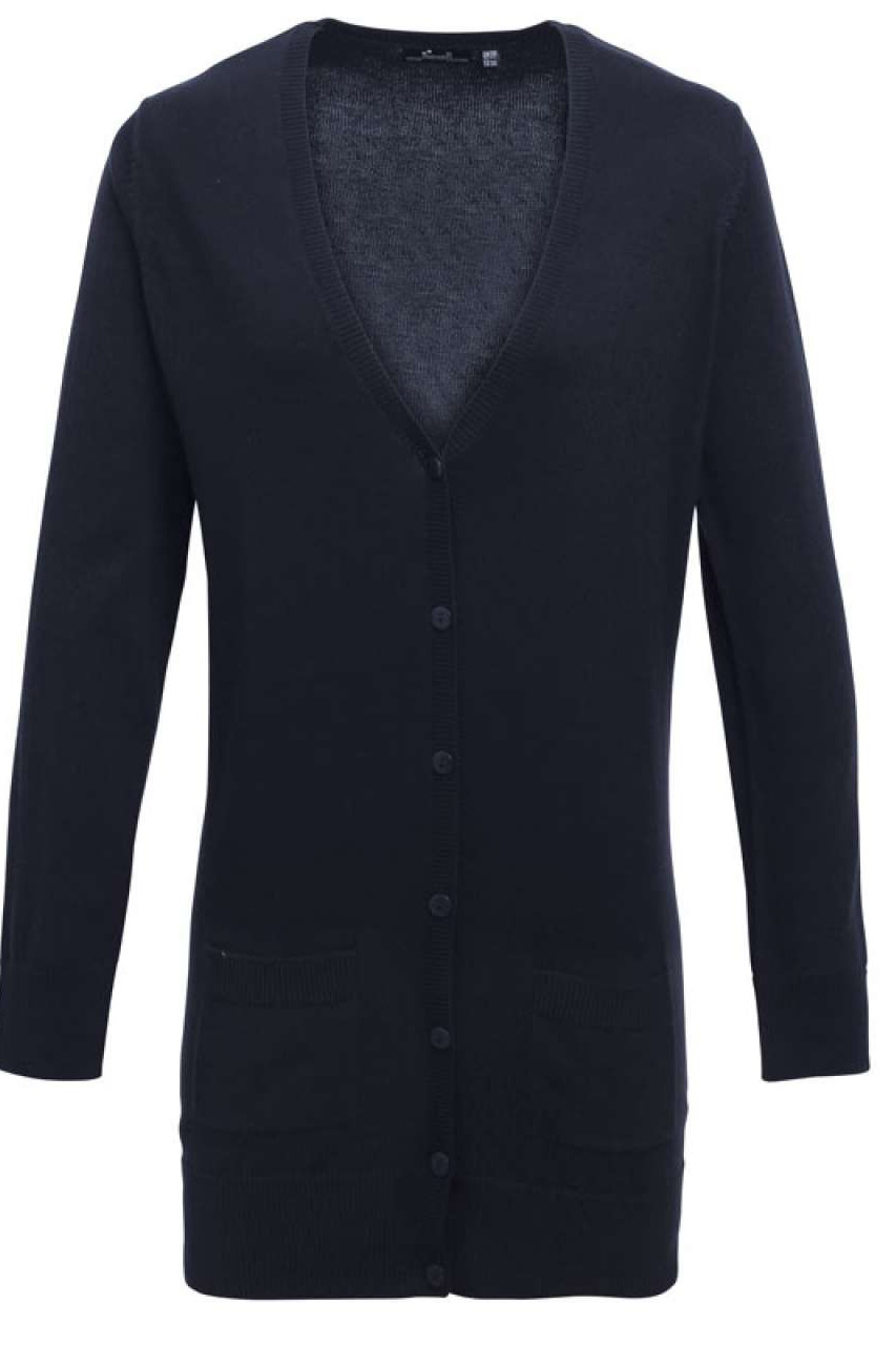 WOMEN'S LONG LENGTH KNITTED CARDIGAN