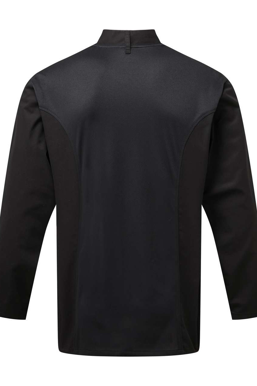 CHEF'S LONG SLEEVE COOLCHECKER® JACKET WITH MESH BACK PANEL