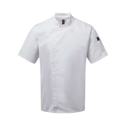 CHEF'S ZIP-CLOSE SHORT SLEEVE JACKET