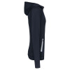 ZIP NECK HOODED SPORTS SWEATSHIRT