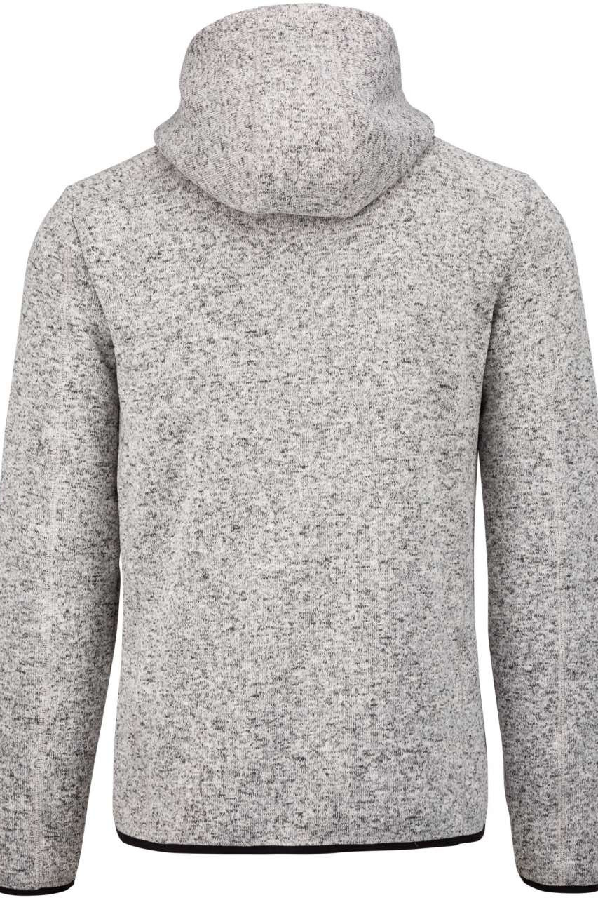 MEN'S HEATHER HOODED JACKET