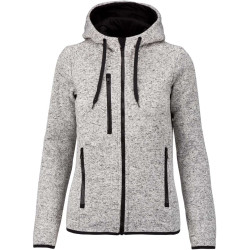 LADIES’ HEATHER HOODED JACKET
