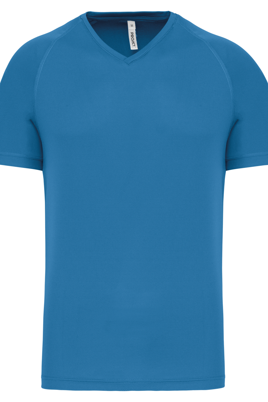 MEN’S V-NECK SHORT-SLEEVED SPORTS T-SHIRT