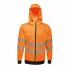 HI VIS PRO FULL ZIP STRETCH HOODIE JACKET