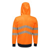 HI VIS PRO FULL ZIP STRETCH HOODIE JACKET