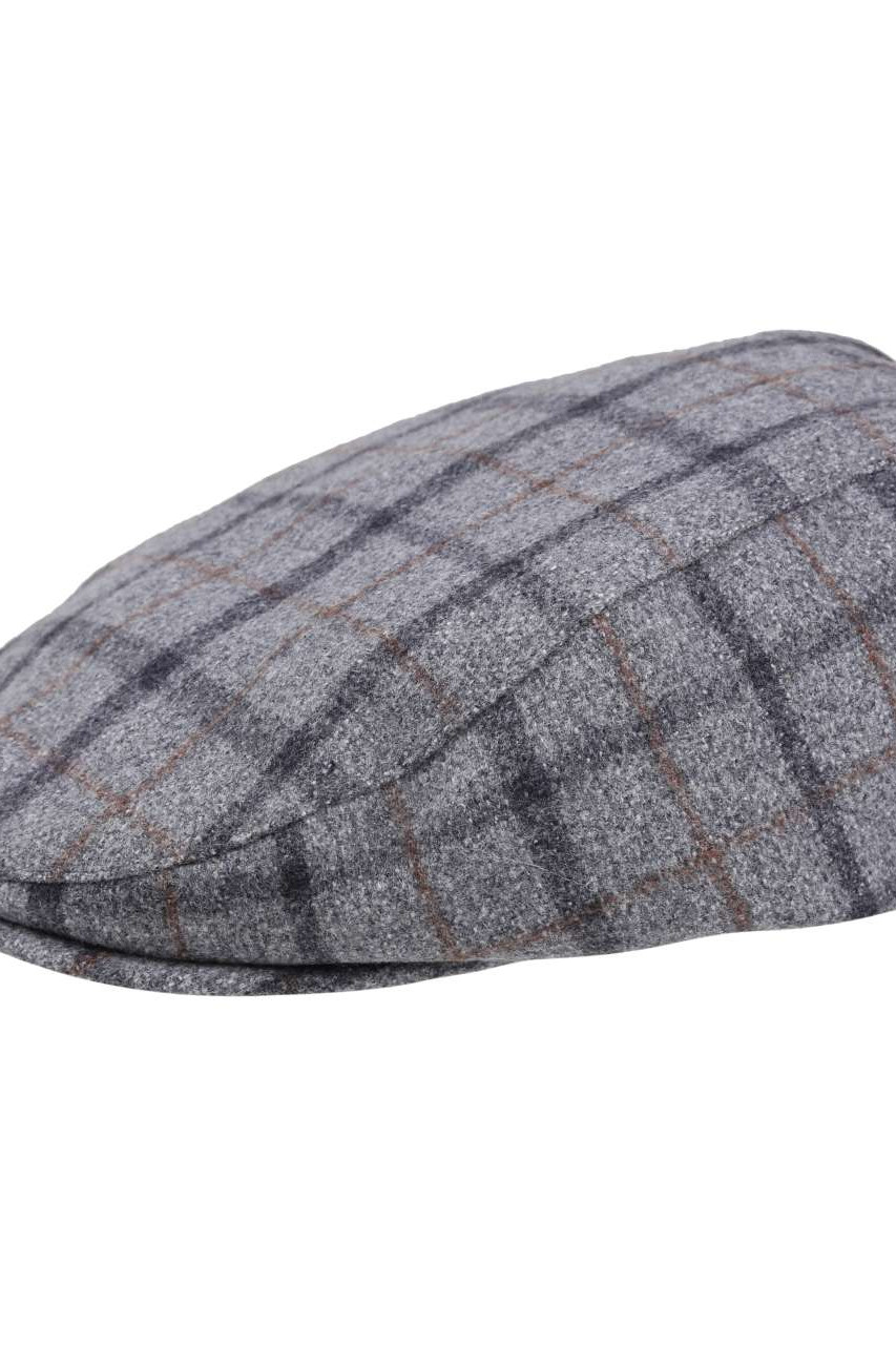 ACRE TWEED-EFFECT FLATCAP