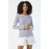 SOL'S MARINE WOMEN - LONG SLEEVE STRIPED T-SHIRT