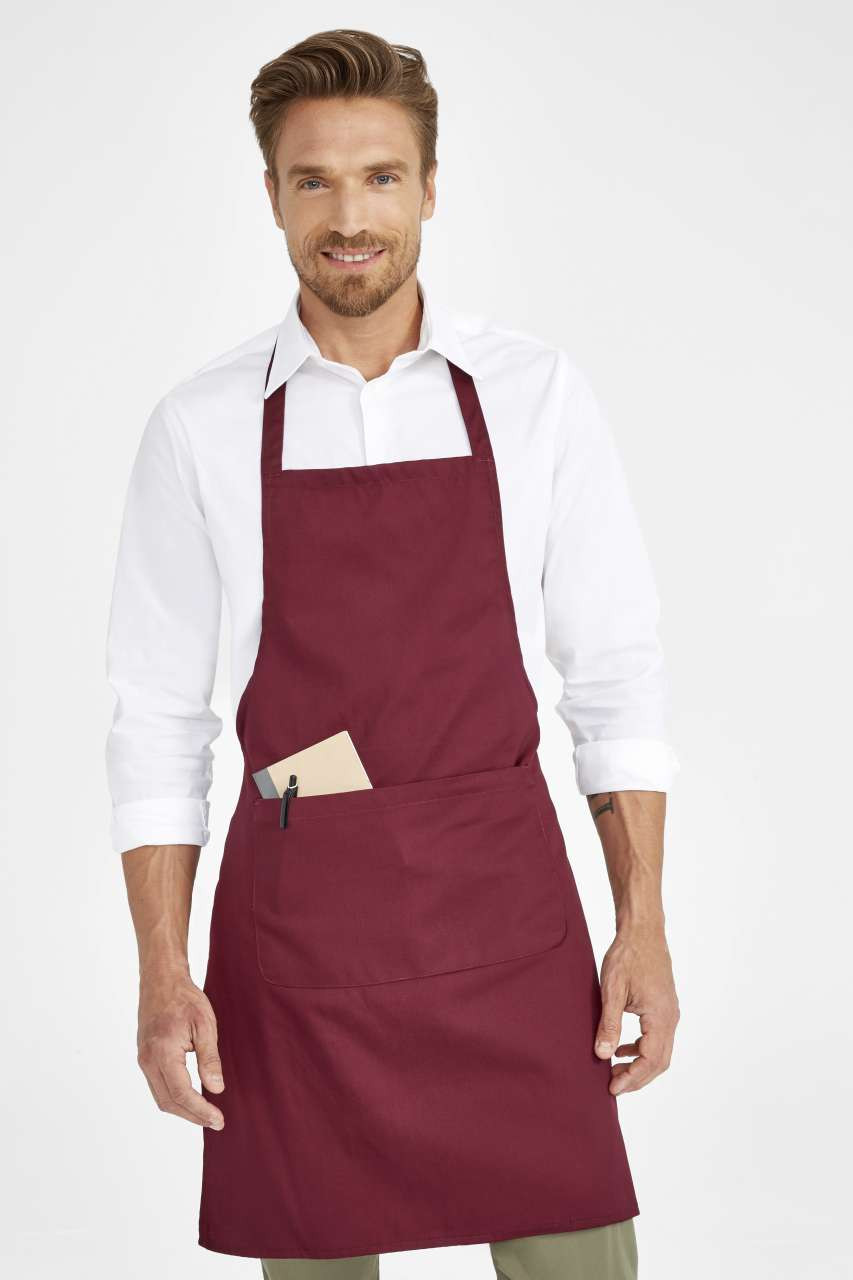 SOL'S GRAMERCY - LONG APRON WITH POCKET