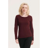 SOL'S MAJESTIC - WOMEN'S ROUND COLLAR LONG SLEEVE T-SHIRT