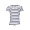 SOL'S MILES MEN - ROUND NECK STRIPED T-SHIRT