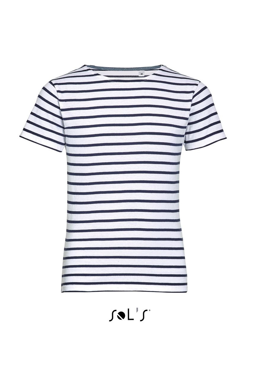 SOL'S MILES KIDS' - ROUND NECK STRIPED T-SHIRT