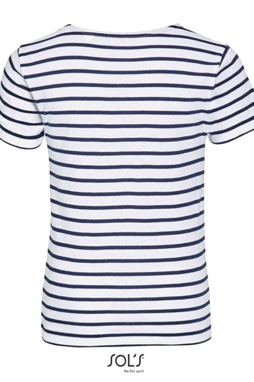 SOL'S MILES KIDS' - ROUND NECK STRIPED T-SHIRT