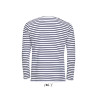SOL'S MARINE MEN - LONG SLEEVE STRIPED T-SHIRT