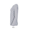 SOL'S MARINE WOMEN - LONG SLEEVE STRIPED T-SHIRT