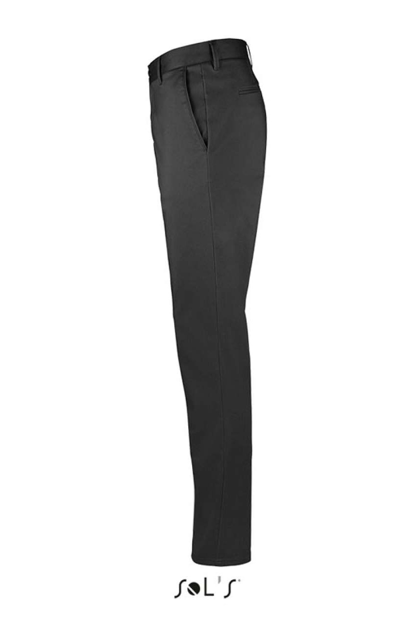 SOL'S JARED MEN - SATIN STRETCH TROUSERS