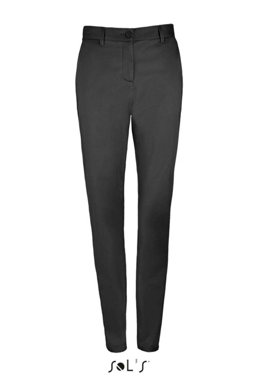 SOL'S JARED WOMEN - SATIN STRETCH TROUSERS