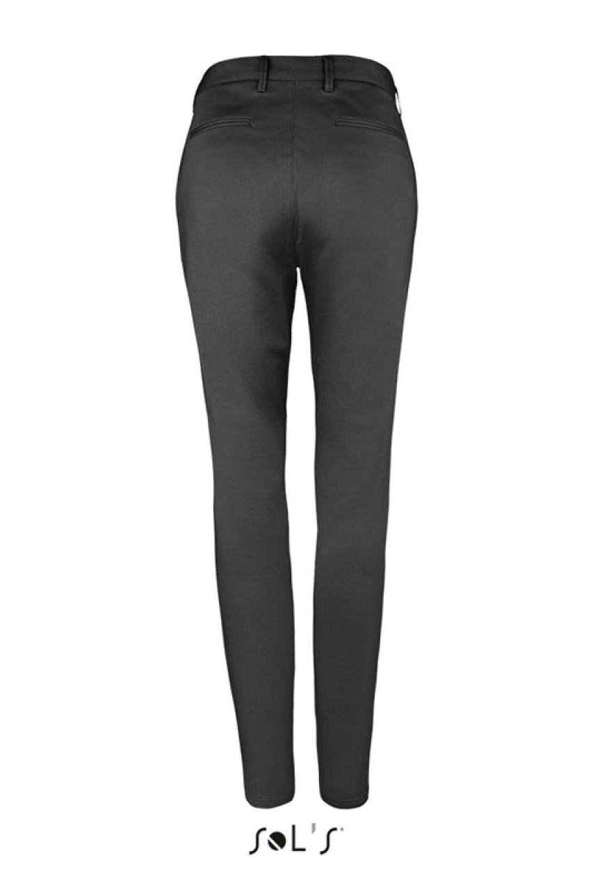 SOL'S JARED WOMEN - SATIN STRETCH TROUSERS