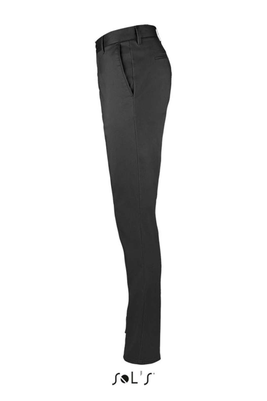 SOL'S JARED WOMEN - SATIN STRETCH TROUSERS
