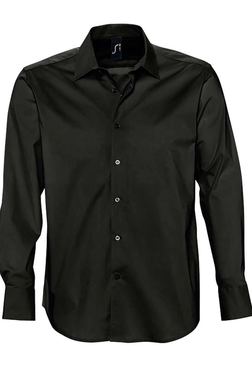 SOL'S BRIGHTON - LONG SLEEVE STRETCH MEN'S SHIRT