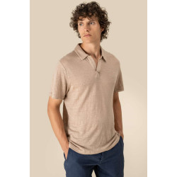 MEN’S LINEN POLO SHIRT